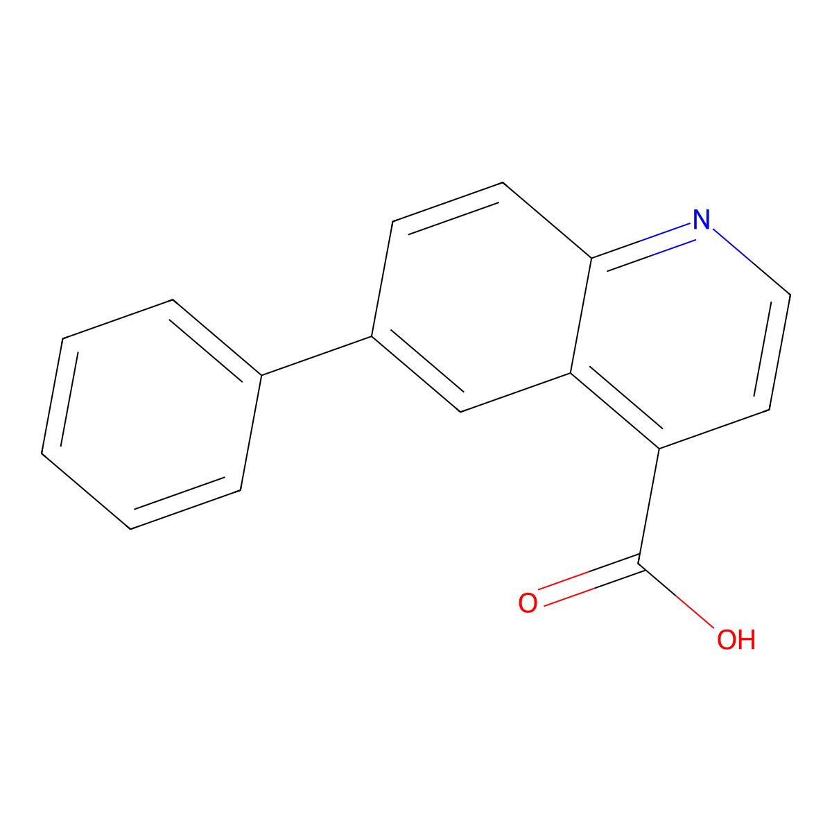 6-Phenylquinoline-4-carboxylic acid molecular structure, CAS 1973181-45-1