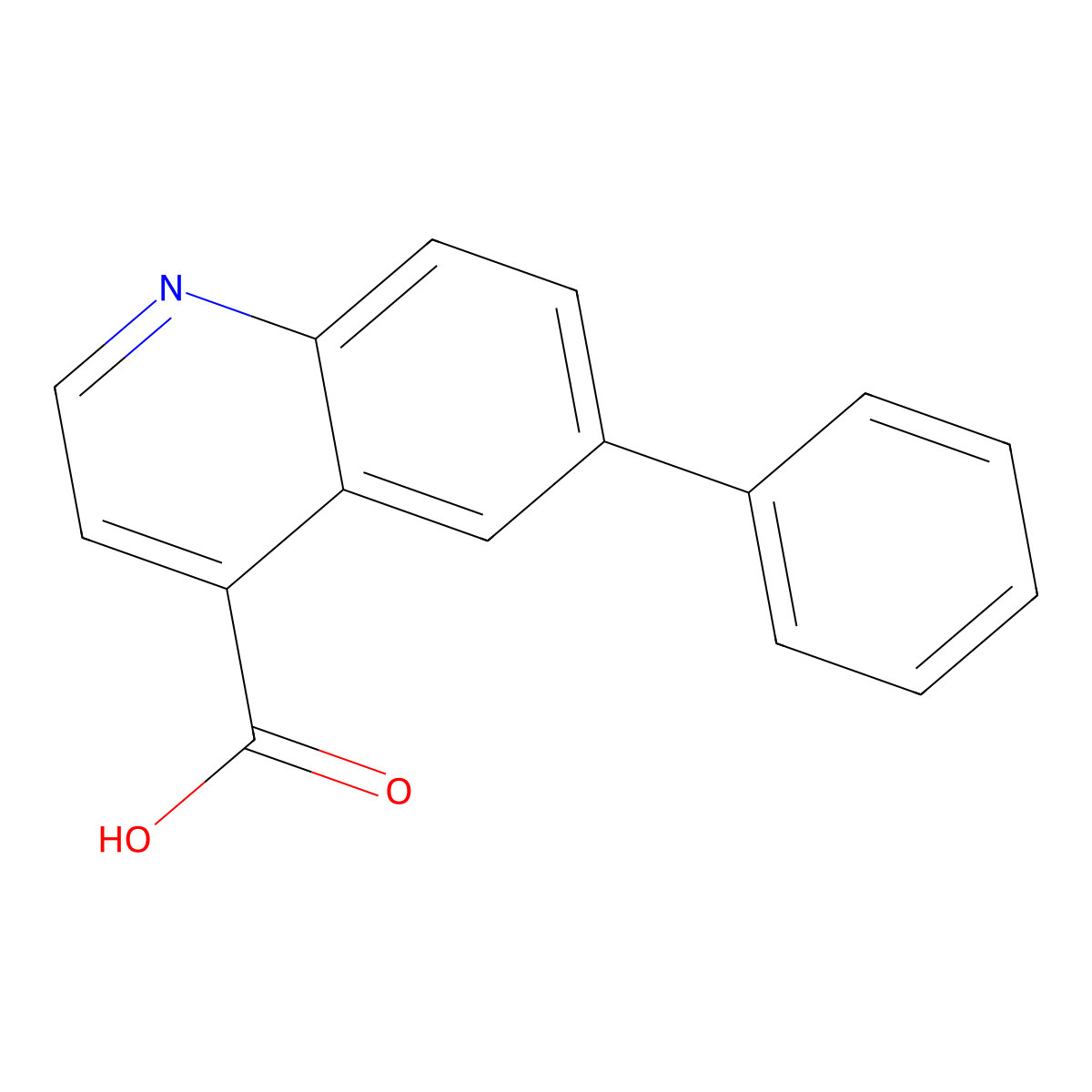 6-Phenylquinoline-4-carboxylic acid molecular structure, CAS 1973181-45-1