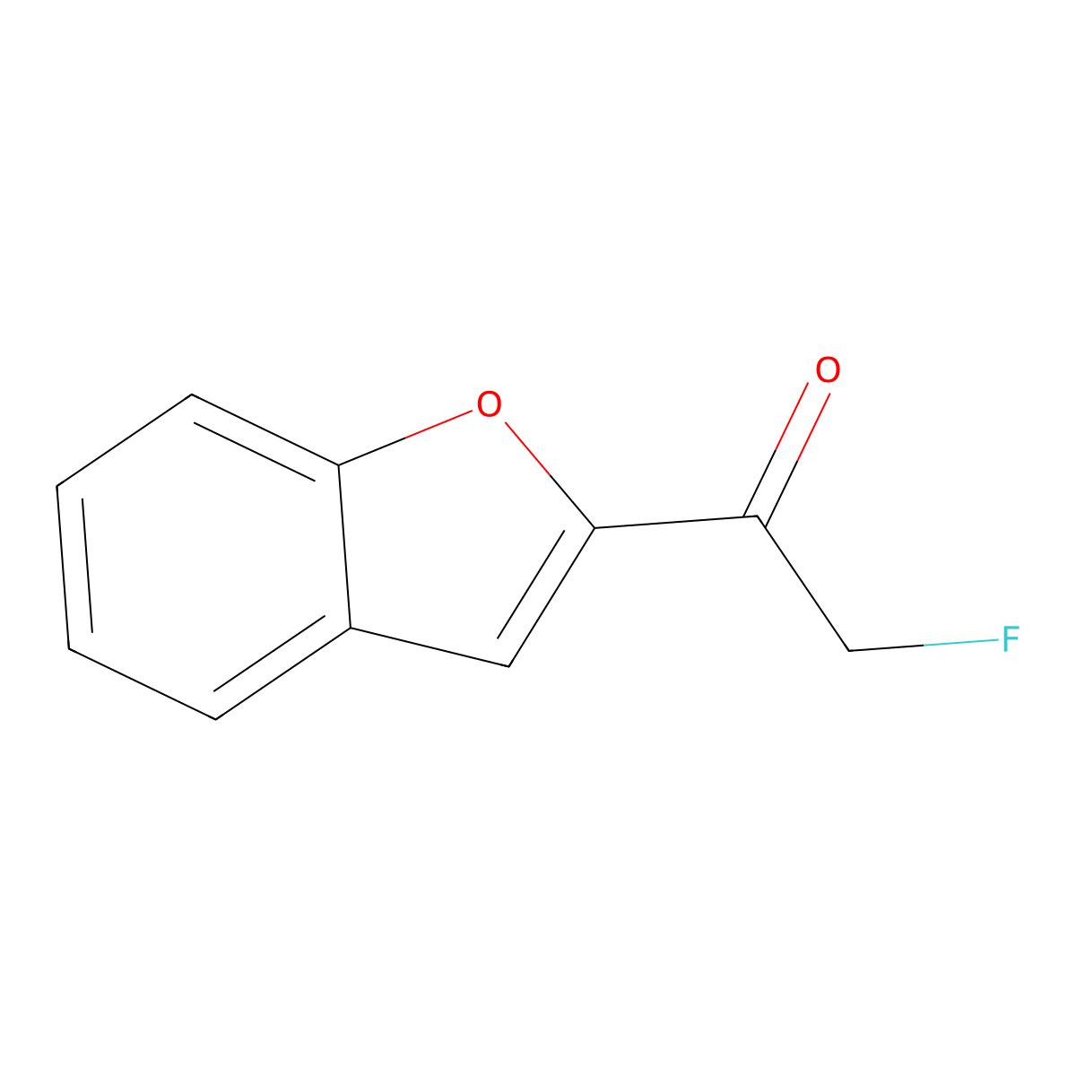 1-(Benzofuran-2-yl)-2-fluoroethanone molecular structure, CAS 1973478-55-5