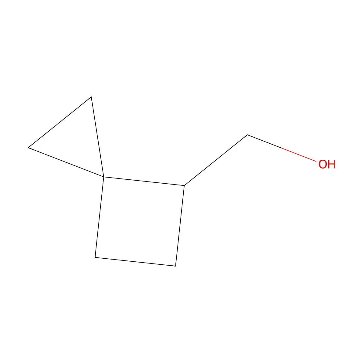 (Spiro(2.3)hexan-4-yl)methanol molecular structure, CAS 19740-26-2