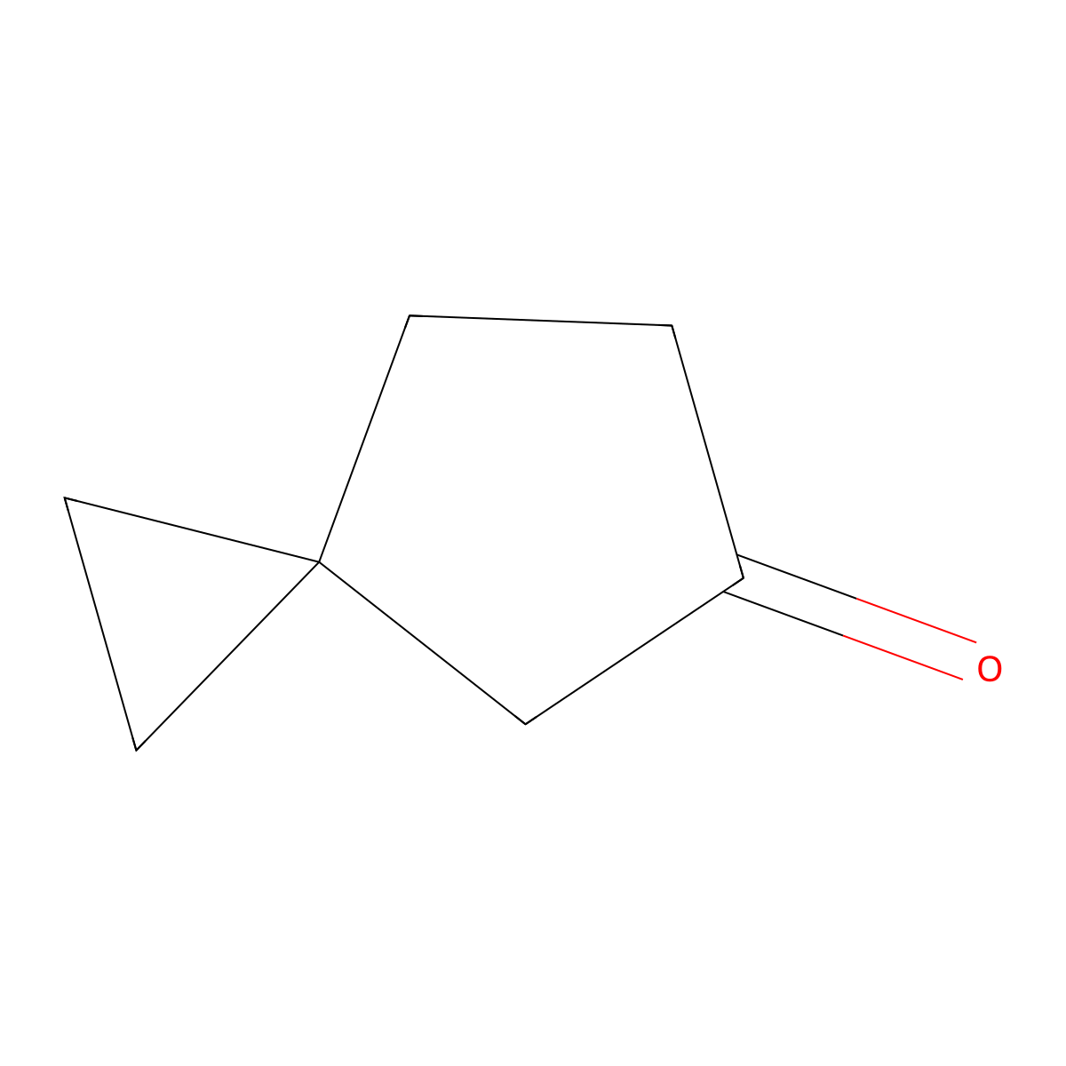 Spiro[2.4]heptan-5-one molecular structure, CAS 19740-31-9