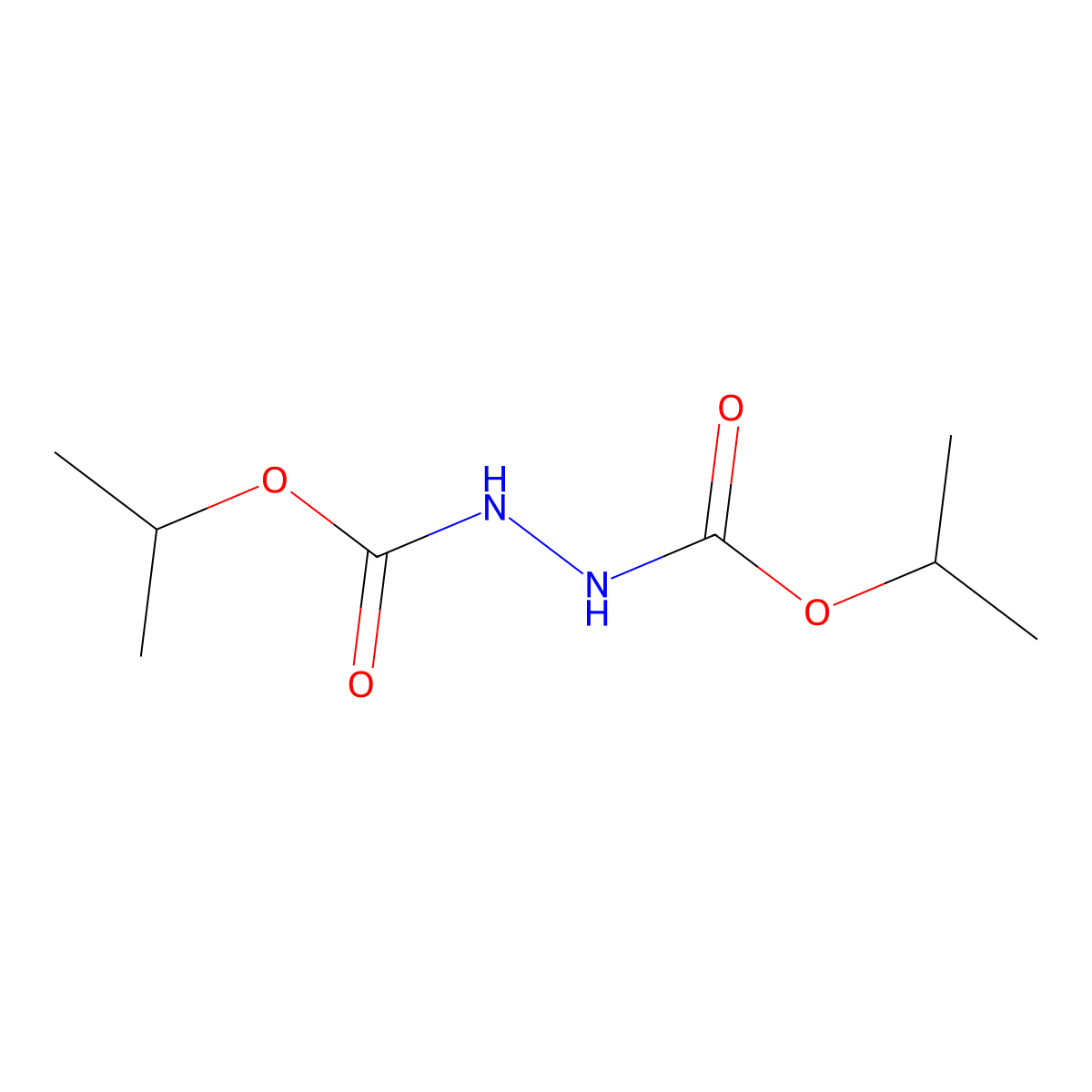Diisopropyl bicarbamate molecular structure, CAS 19740-72-8