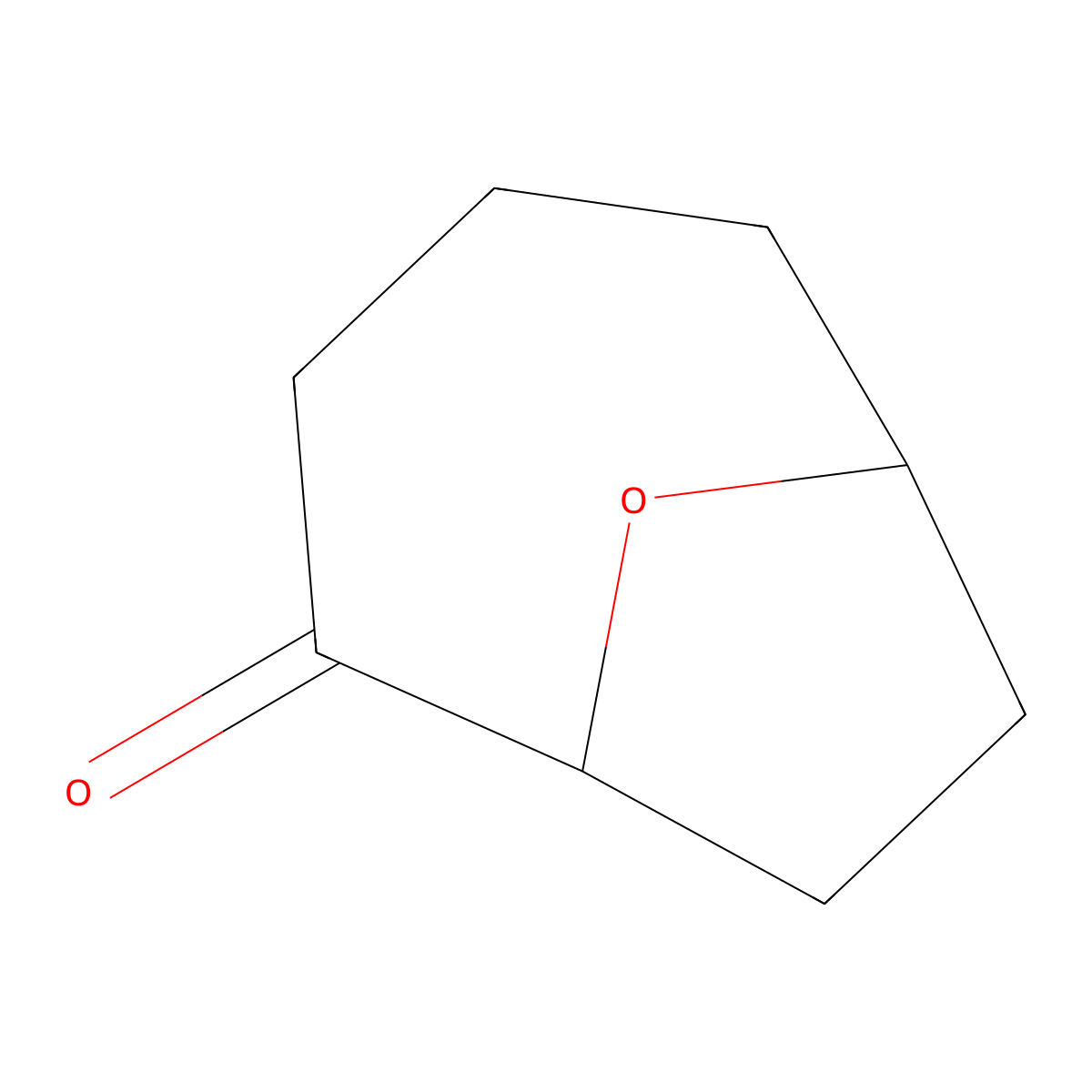9-Oxabicyclo(4.2.1)nonan-2-one molecular structure, CAS 19740-78-4