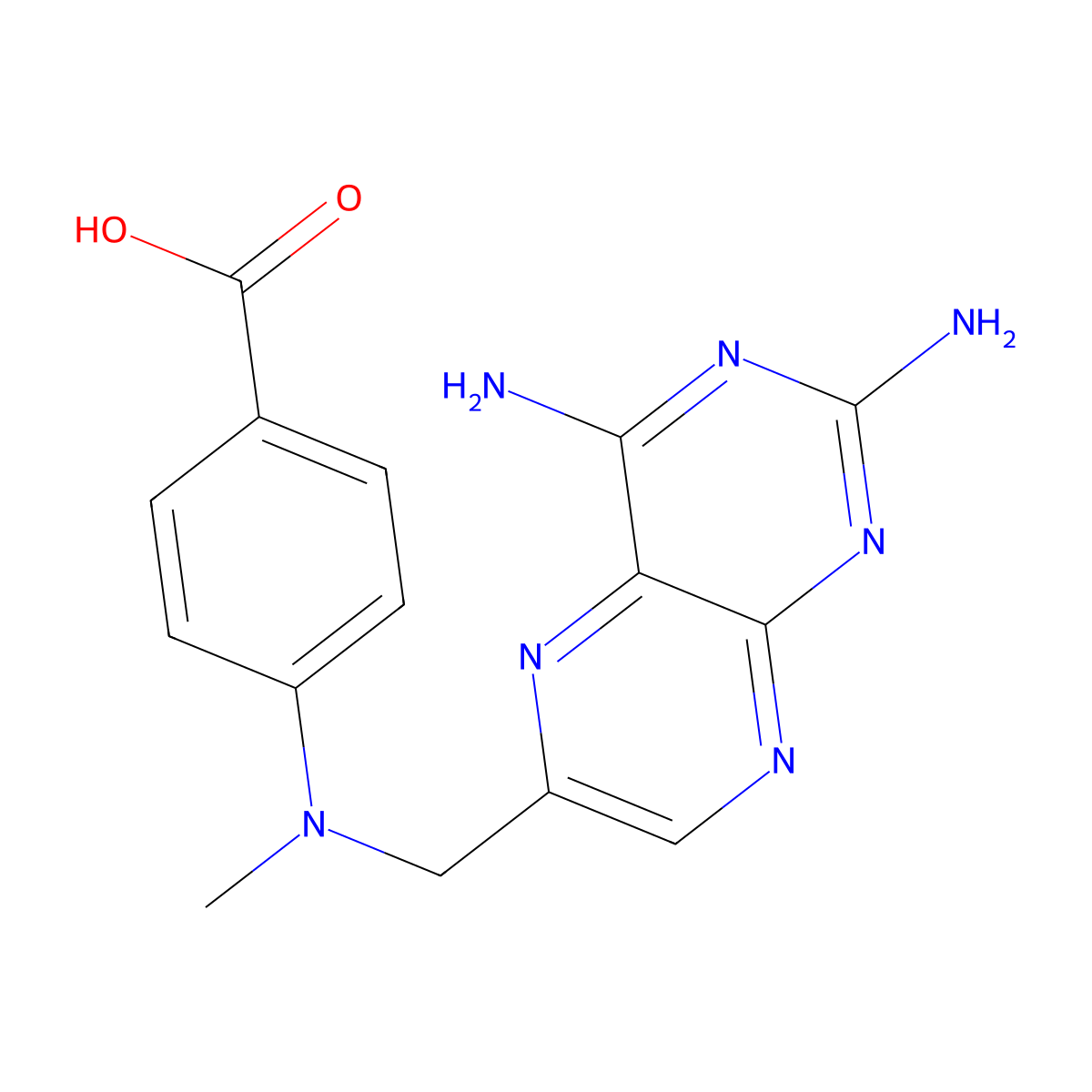 Deoxyaminopteroic Acid molecular structure, CAS 19741-14-1