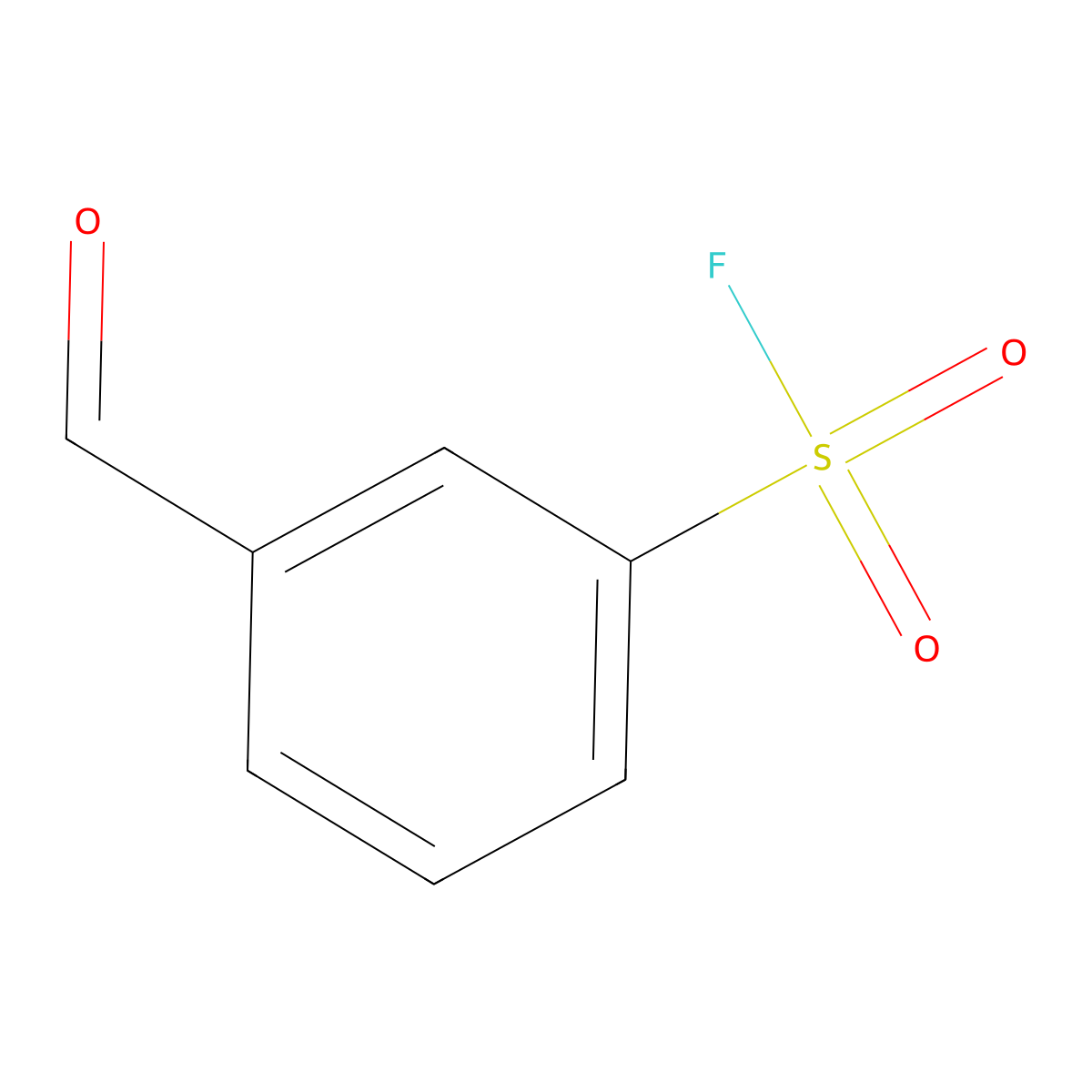 3-Formylbenzene-1-sulfonyl fluoride molecular structure, CAS 1974336-02-1
