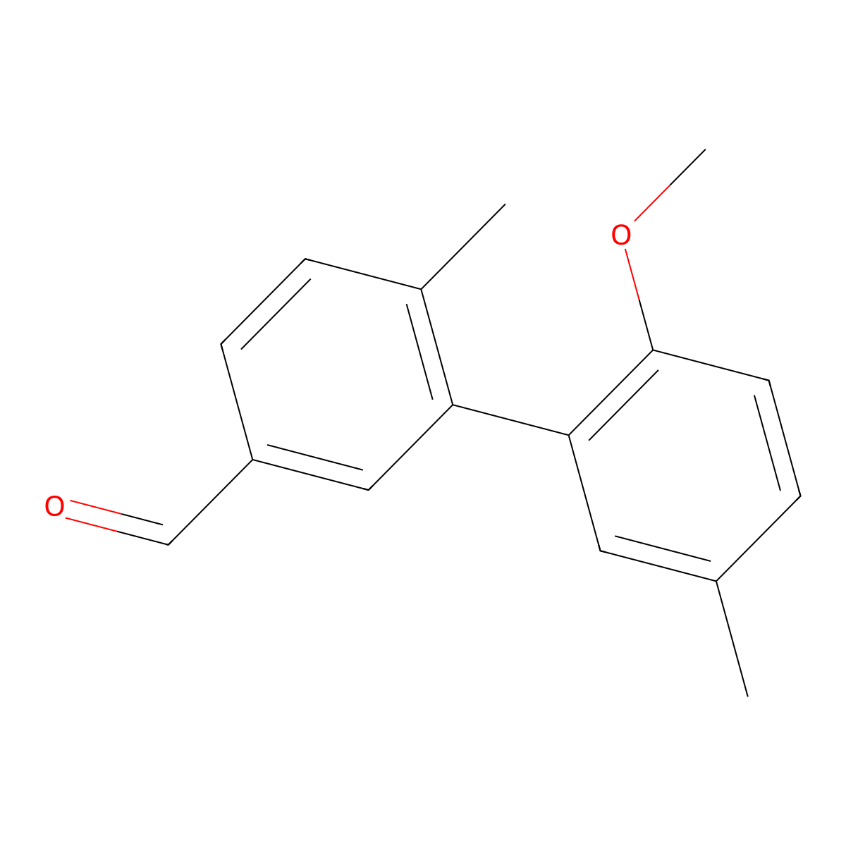 2'-Methoxy-5',6-dimethyl[1,1'-biphenyl]-3-carboxaldehyde molecular structure, CAS 1974609-28-3