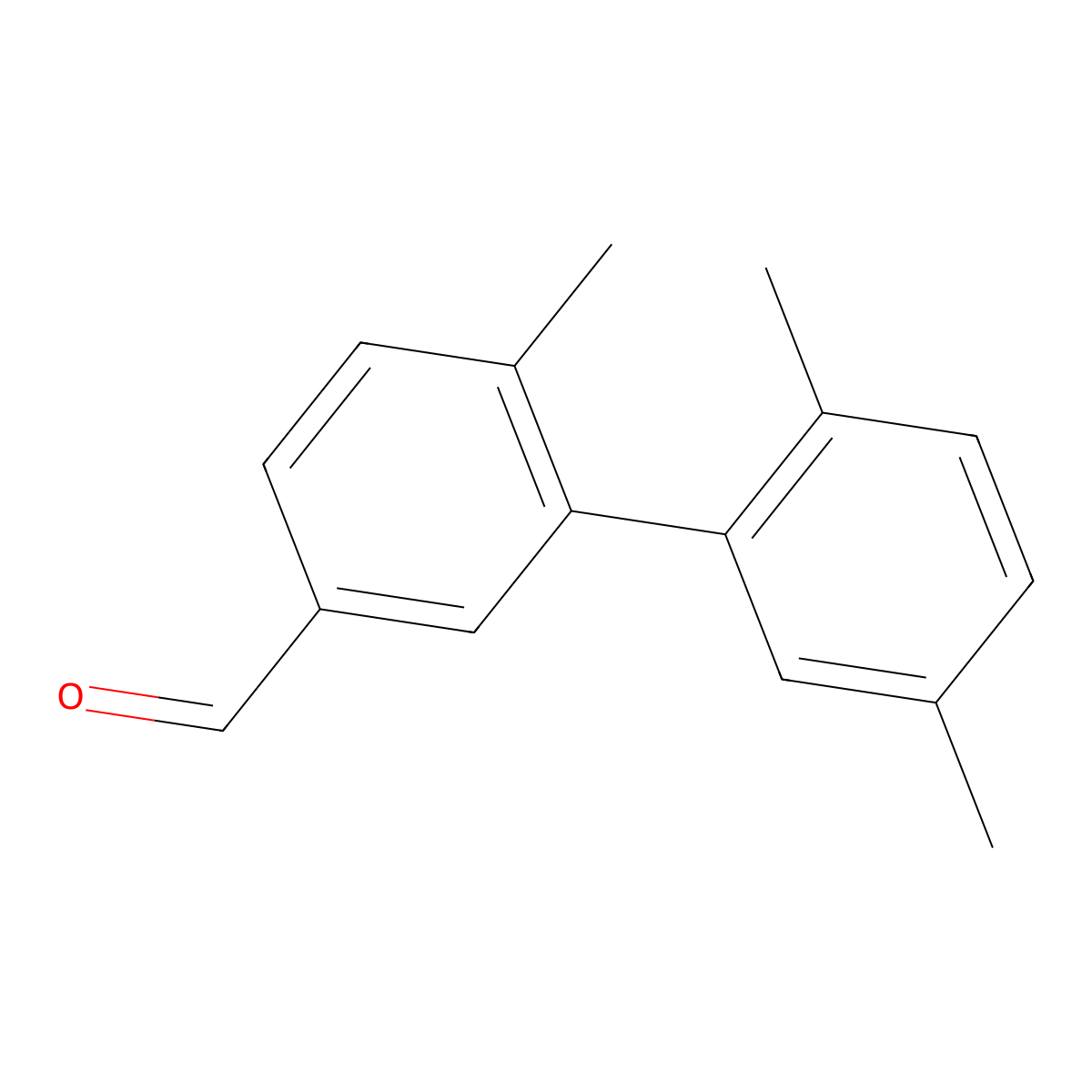2',5',6-Trimethyl[1,1'-biphenyl]-3-carboxaldehyde molecular structure, CAS 1974726-40-3