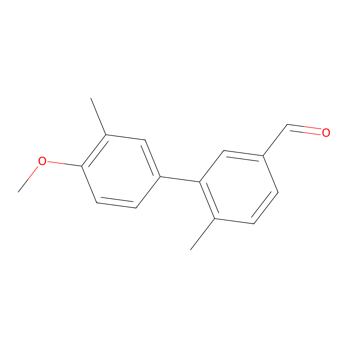 4'-Methoxy-3',6-dimethyl[1,1'-biphenyl]-3-carboxaldehyde molecular structure, CAS 1974882-34-2