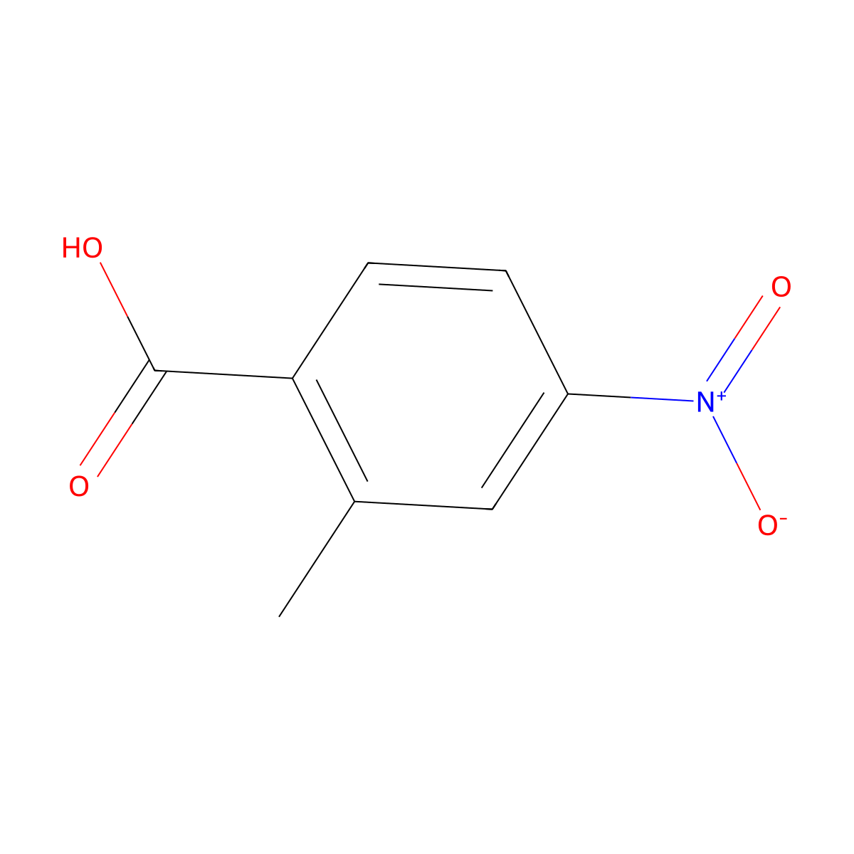 4-Nitro-o-toluic acid molecular structure, CAS 1975-51-5