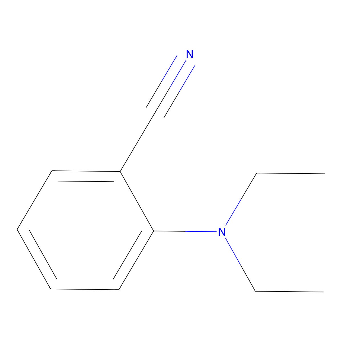 2-(Diethylamino)benzonitrile molecular structure, CAS 197507-52-1
