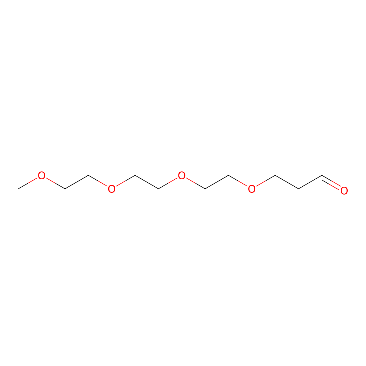 m-PEG4-aldehyde molecular structure, CAS 197513-96-5