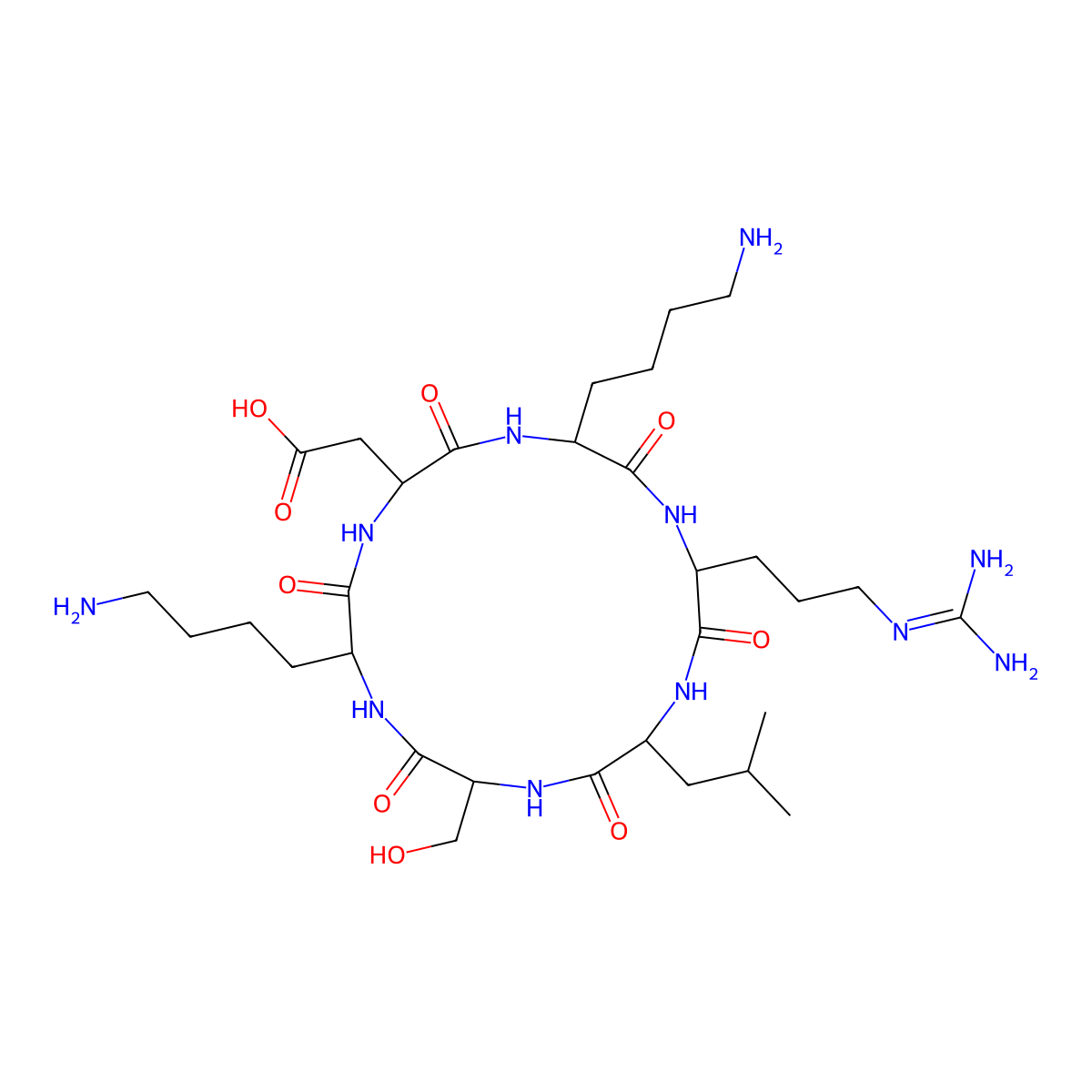 cyclo(RLsKDK) molecular structure, CAS 1975145-82-4