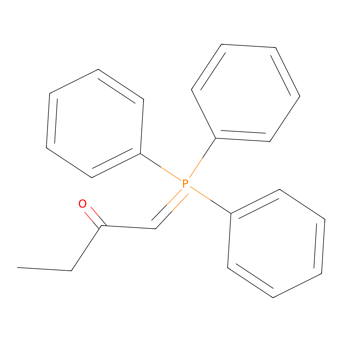 1-(Triphenylphosphoranylidene)butan-2-one molecular structure, CAS 19753-66-3