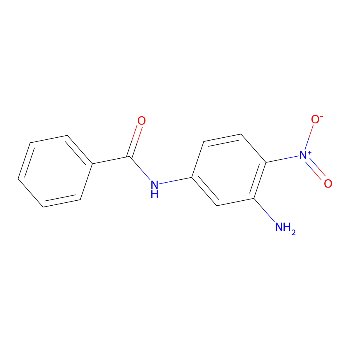 N-(3-amino-4-nitrophenyl)benzamide molecular structure, CAS 197570-89-1