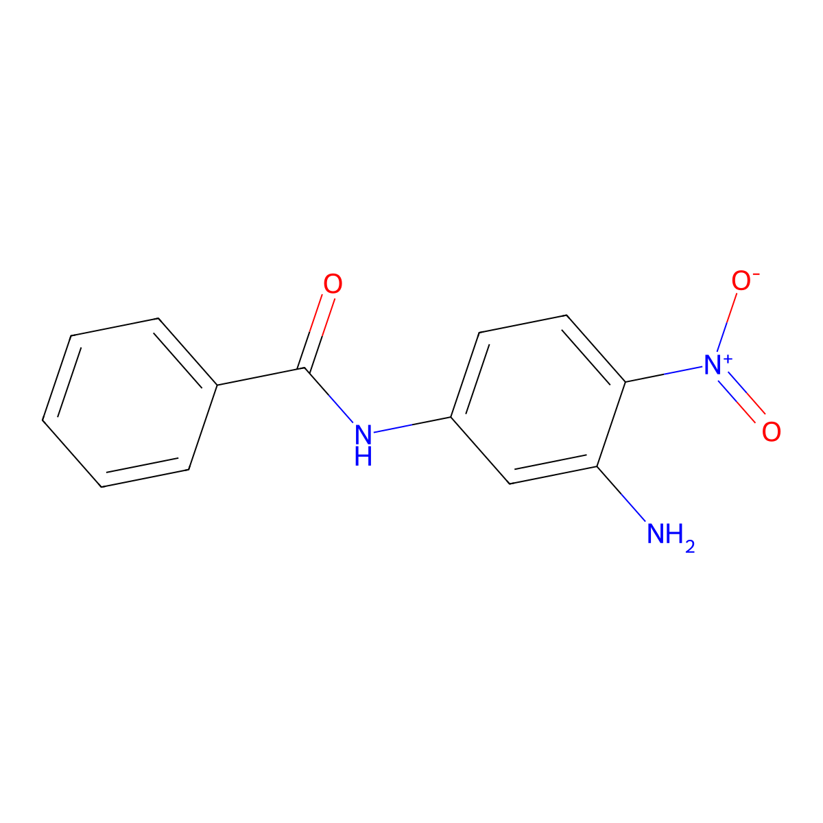 N-(3-amino-4-nitrophenyl)benzamide molecular structure, CAS 197570-89-1