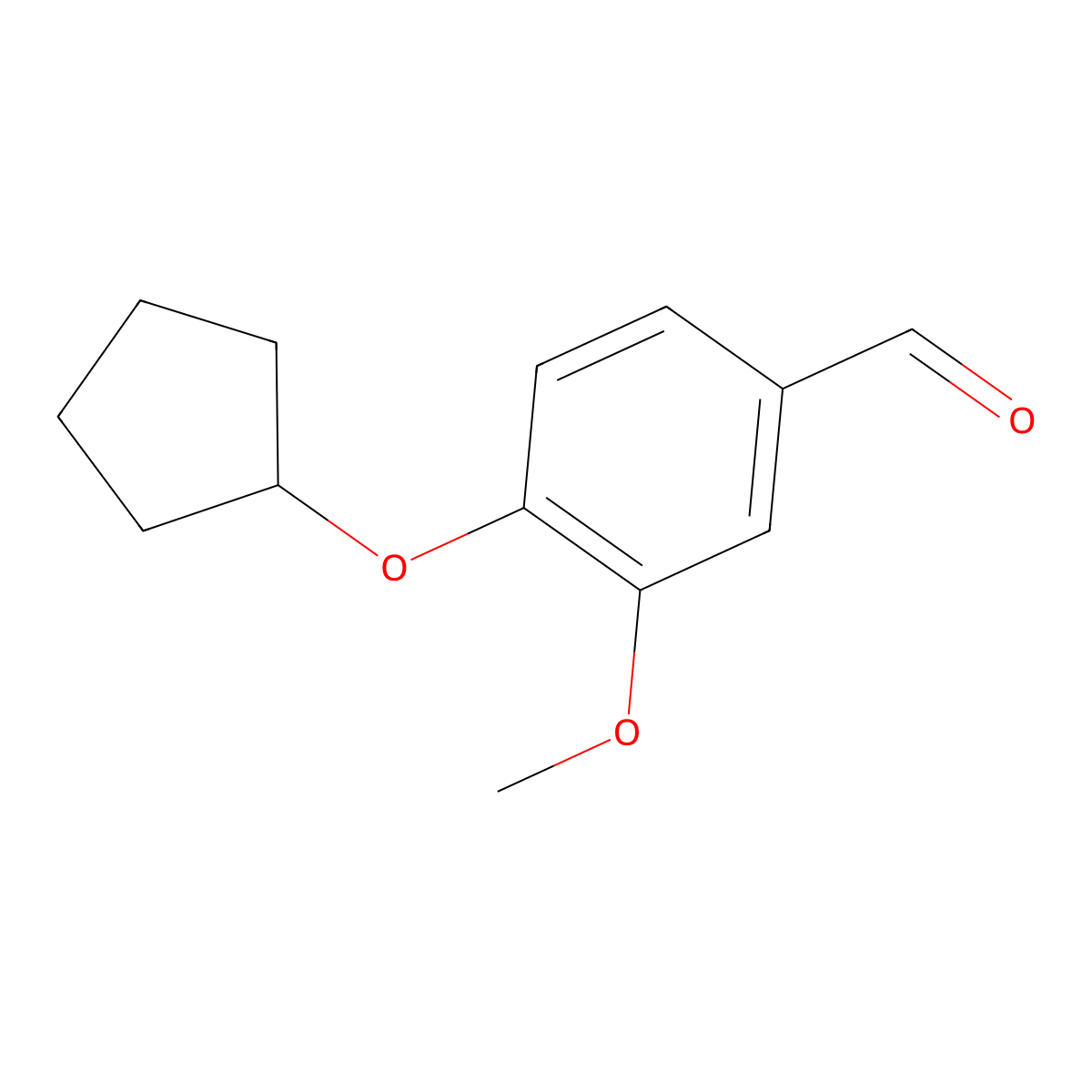 4-(Cyclopentyloxy)-3-methoxybenzaldehyde molecular structure, CAS 197573-17-4