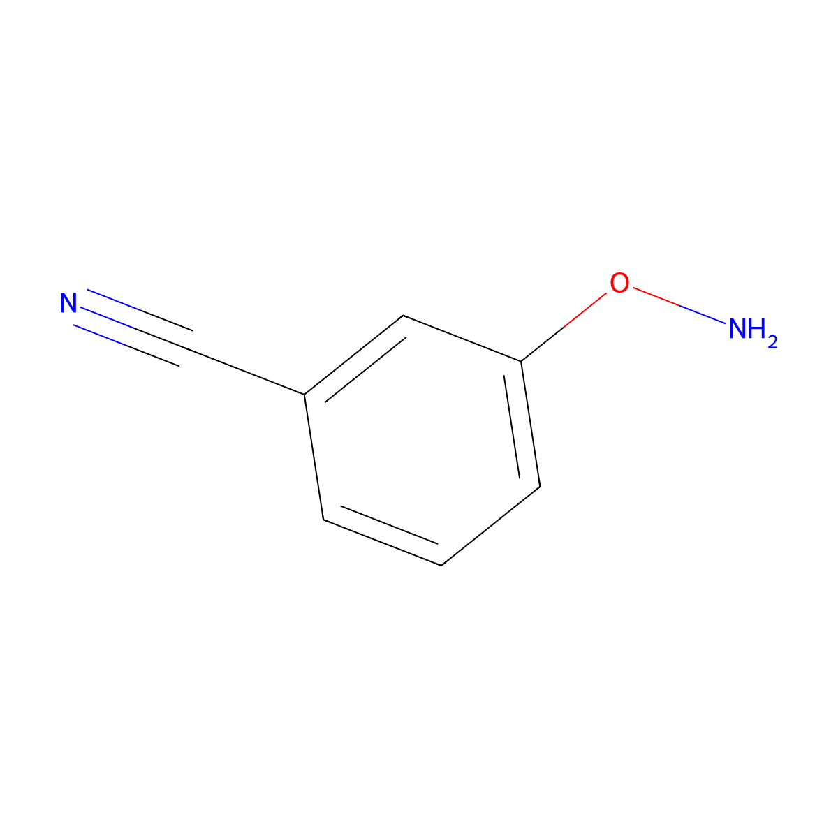 3-(Aminooxy)benzonitrile molecular structure, CAS 197588-20-8