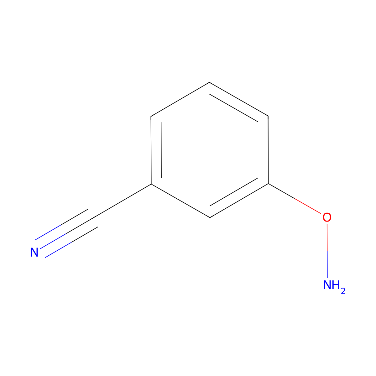 3-(Aminooxy)benzonitrile molecular structure, CAS 197588-20-8