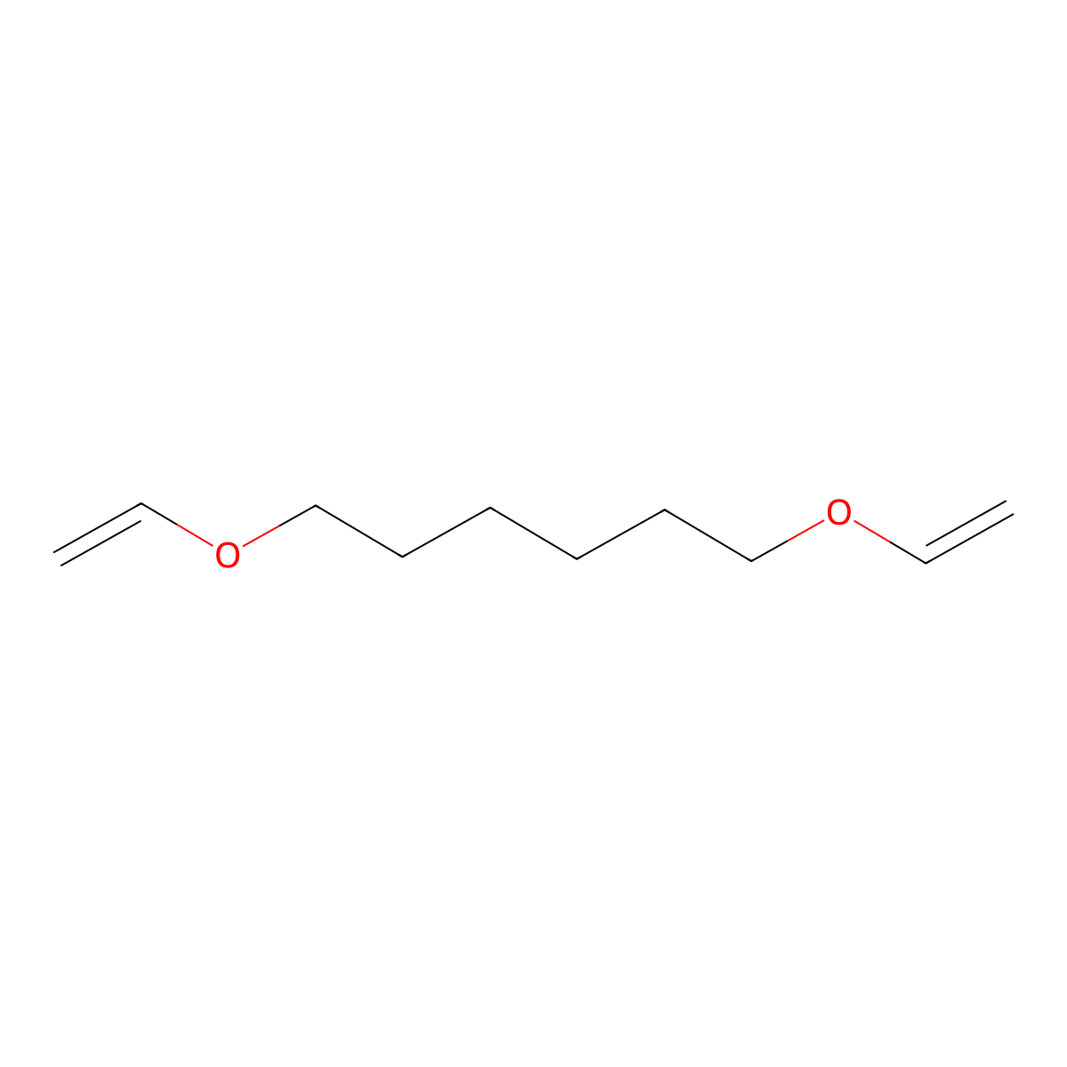 1,6-Bis(vinyloxy)hexane molecular structure, CAS 19763-13-4