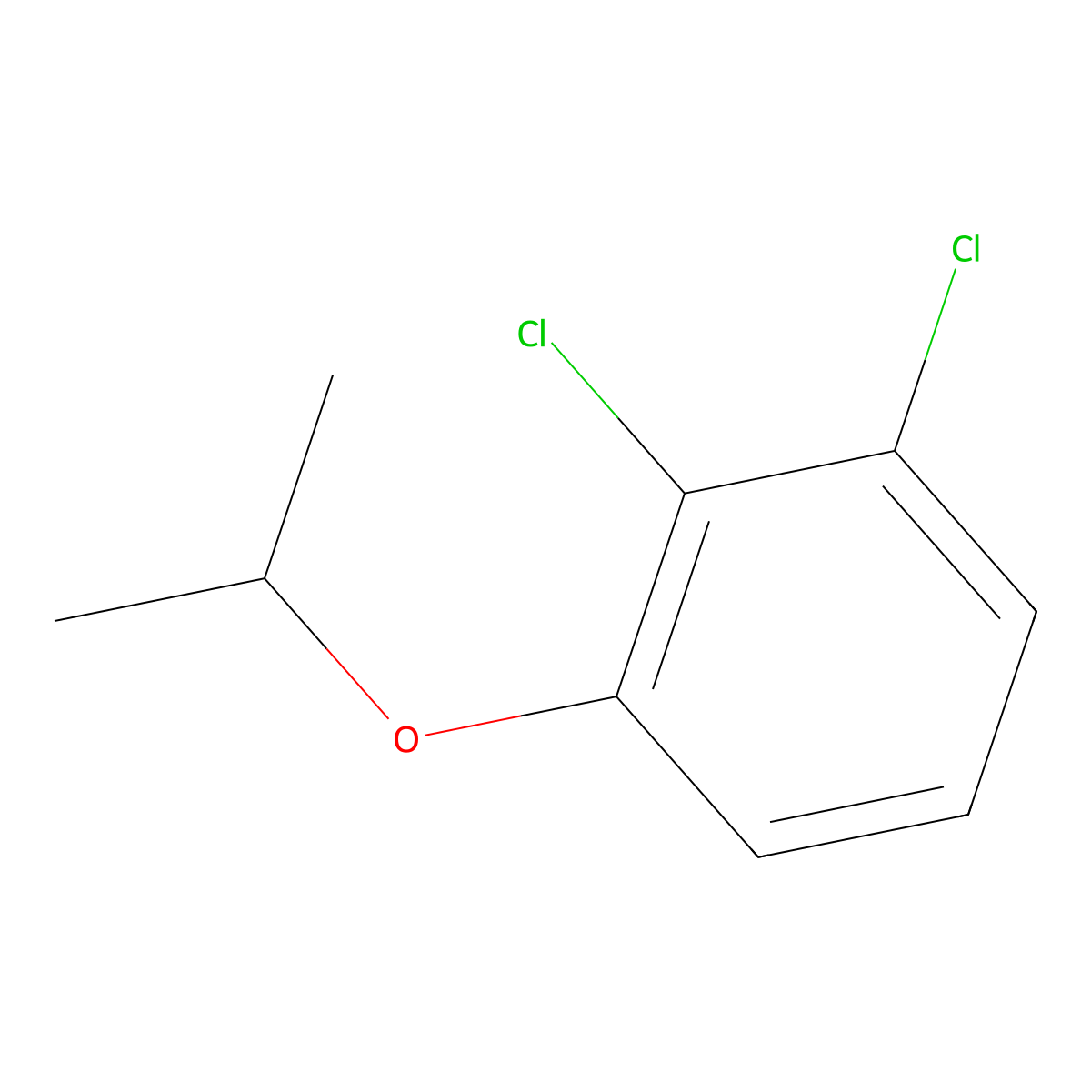 1,2-Dichloro-3-isopropoxybenzene molecular structure, CAS 197634-45-0
