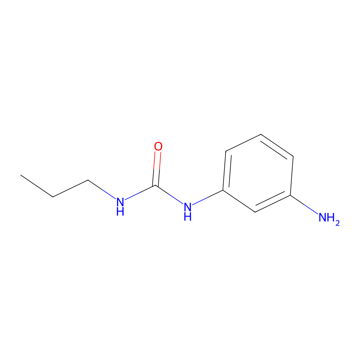 1-(3-Aminophenyl)-3-propylurea molecular structure, CAS 197644-10-3