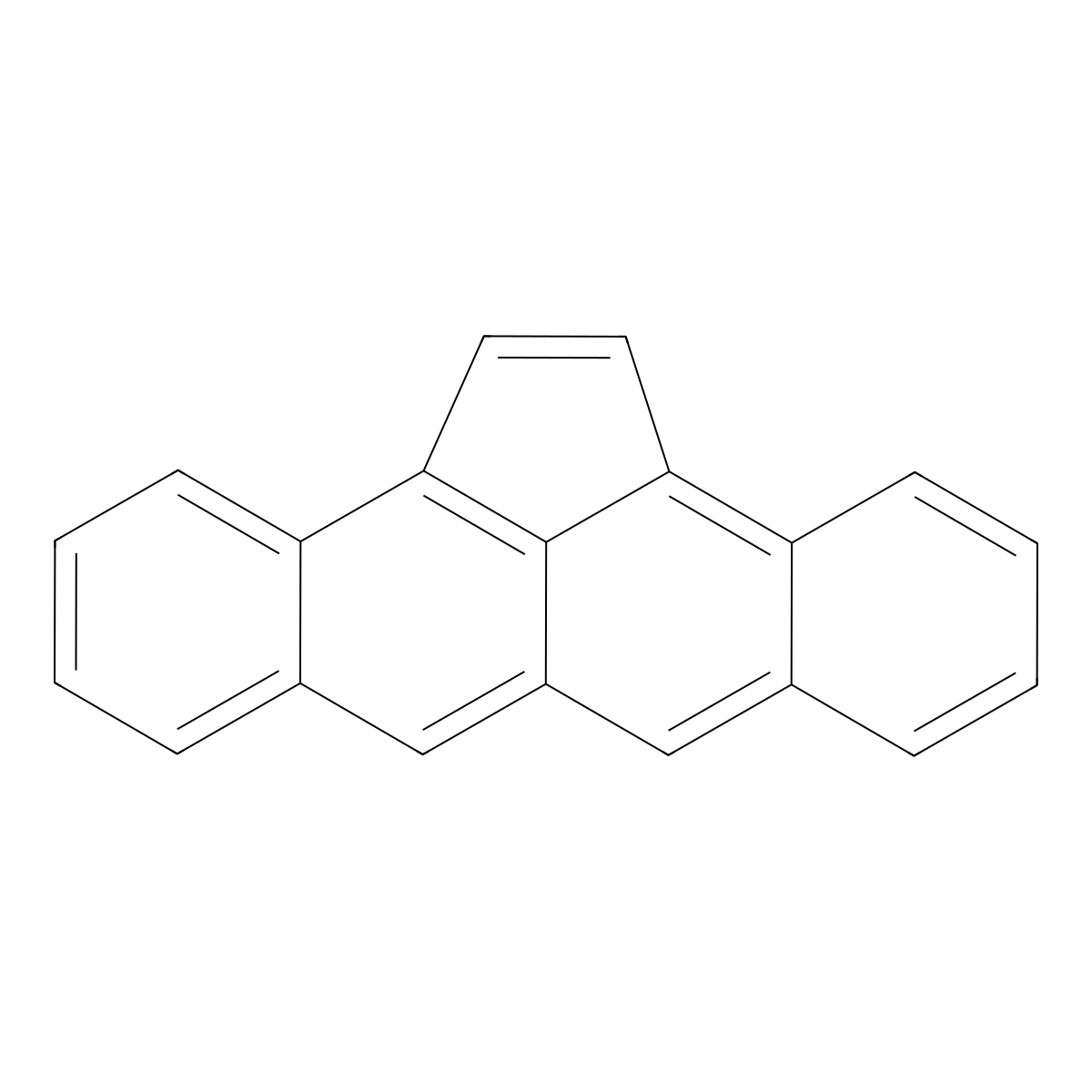 Cyclopenta(fg)naphthacene molecular structure, CAS 19770-52-6