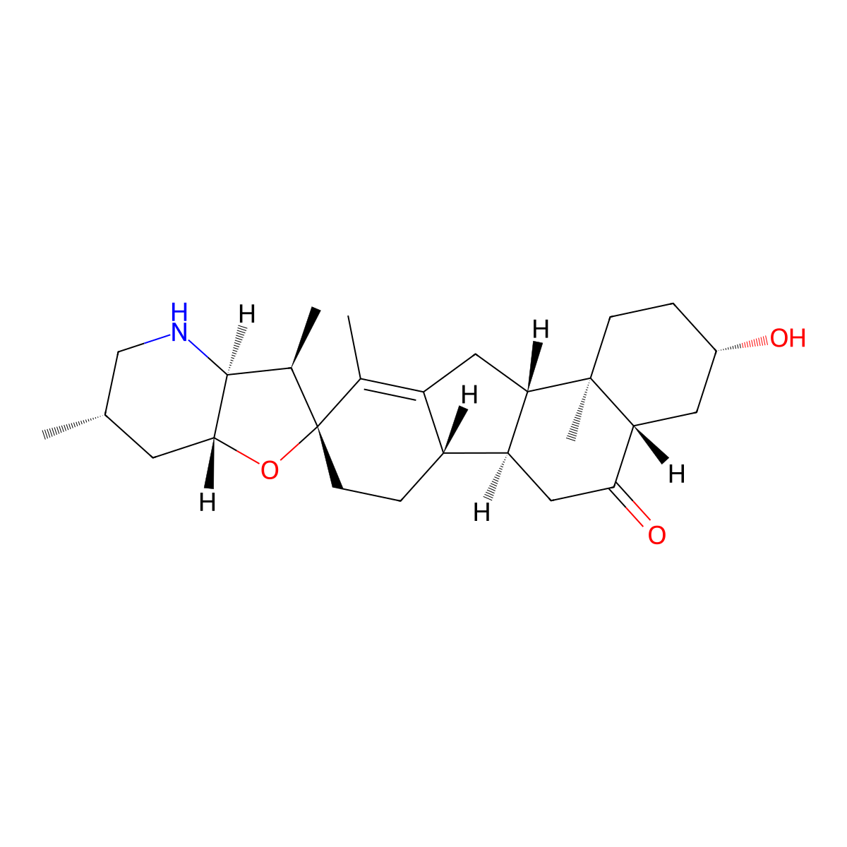 Peimisine molecular structure, CAS 19773-24-1