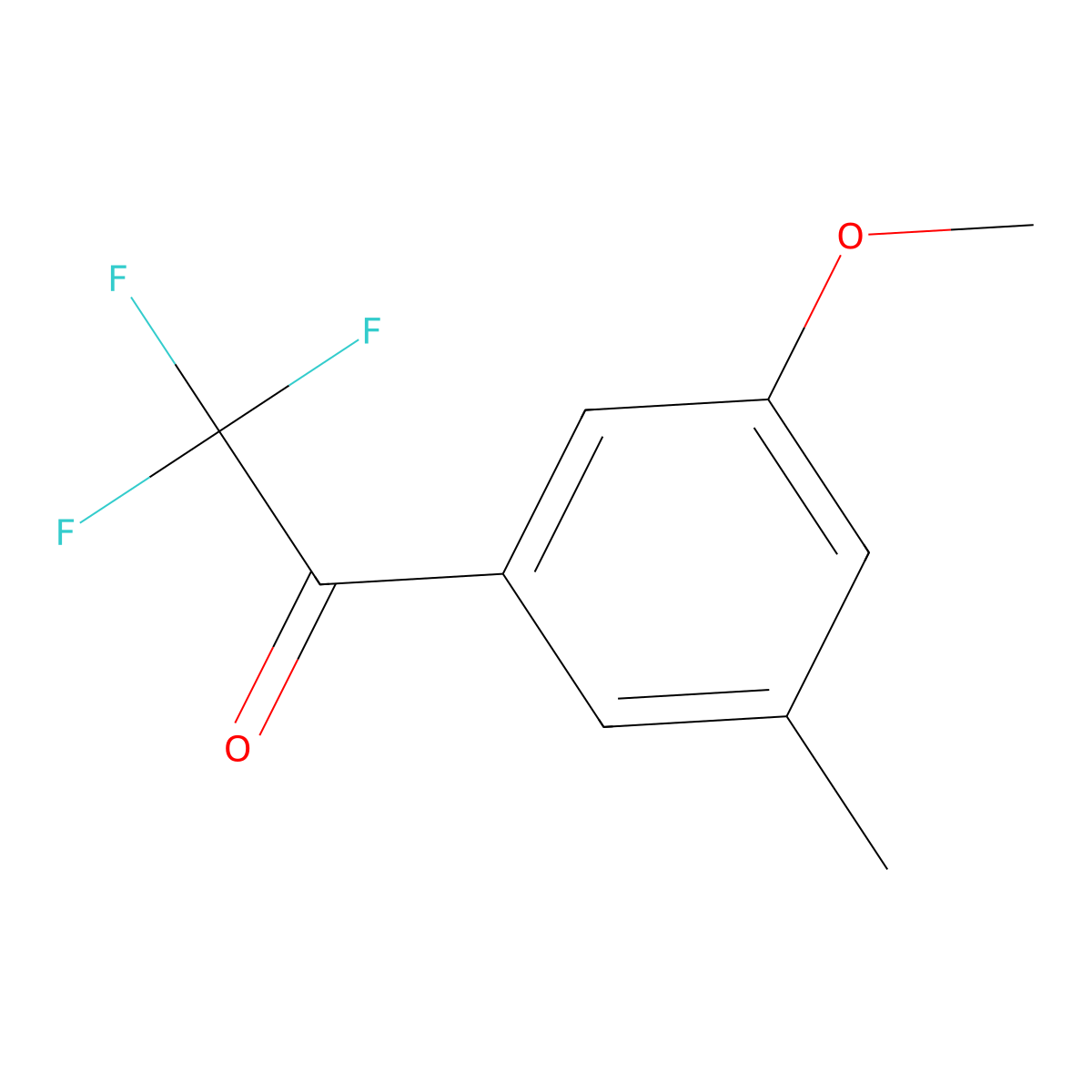 2,2,2-Trifluoro-1-(3-methoxy-5-methylphenyl)ethanone molecular structure, CAS 1977506-84-5