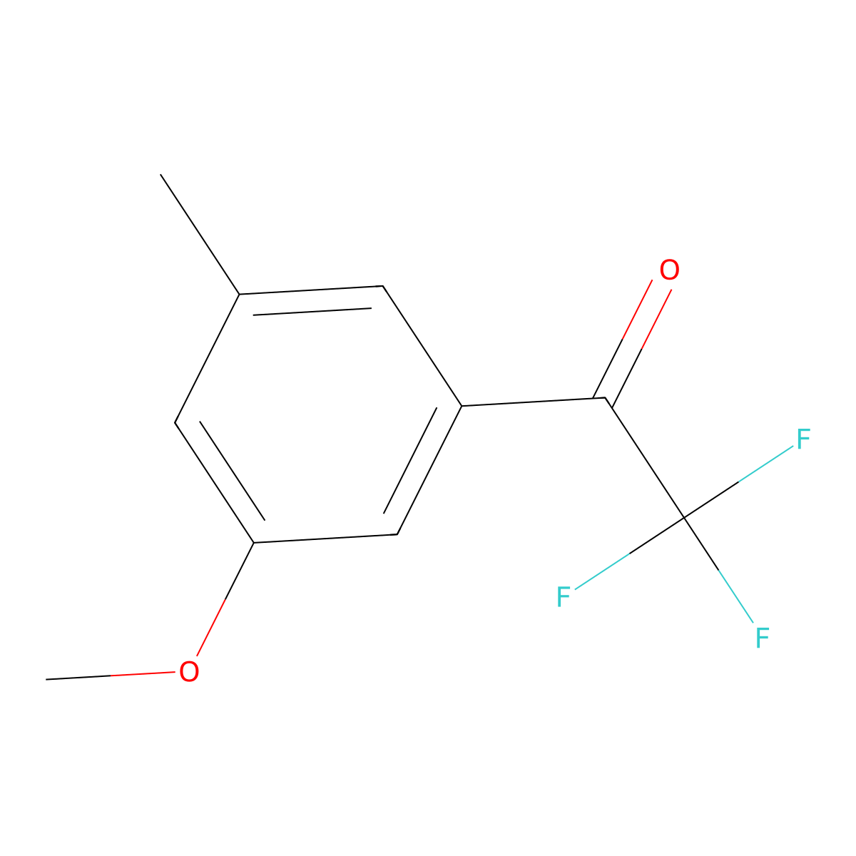 2,2,2-Trifluoro-1-(3-methoxy-5-methylphenyl)ethanone molecular structure, CAS 1977506-84-5