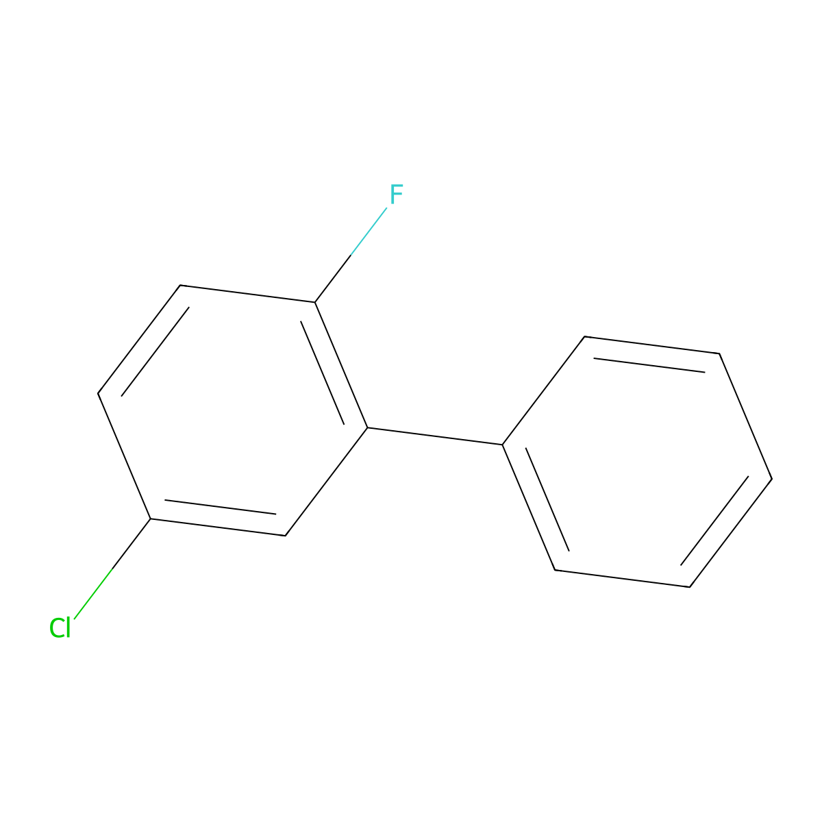 5-Chloro-2-fluoro-1,1'-biphenyl molecular structure, CAS 1977556-57-2