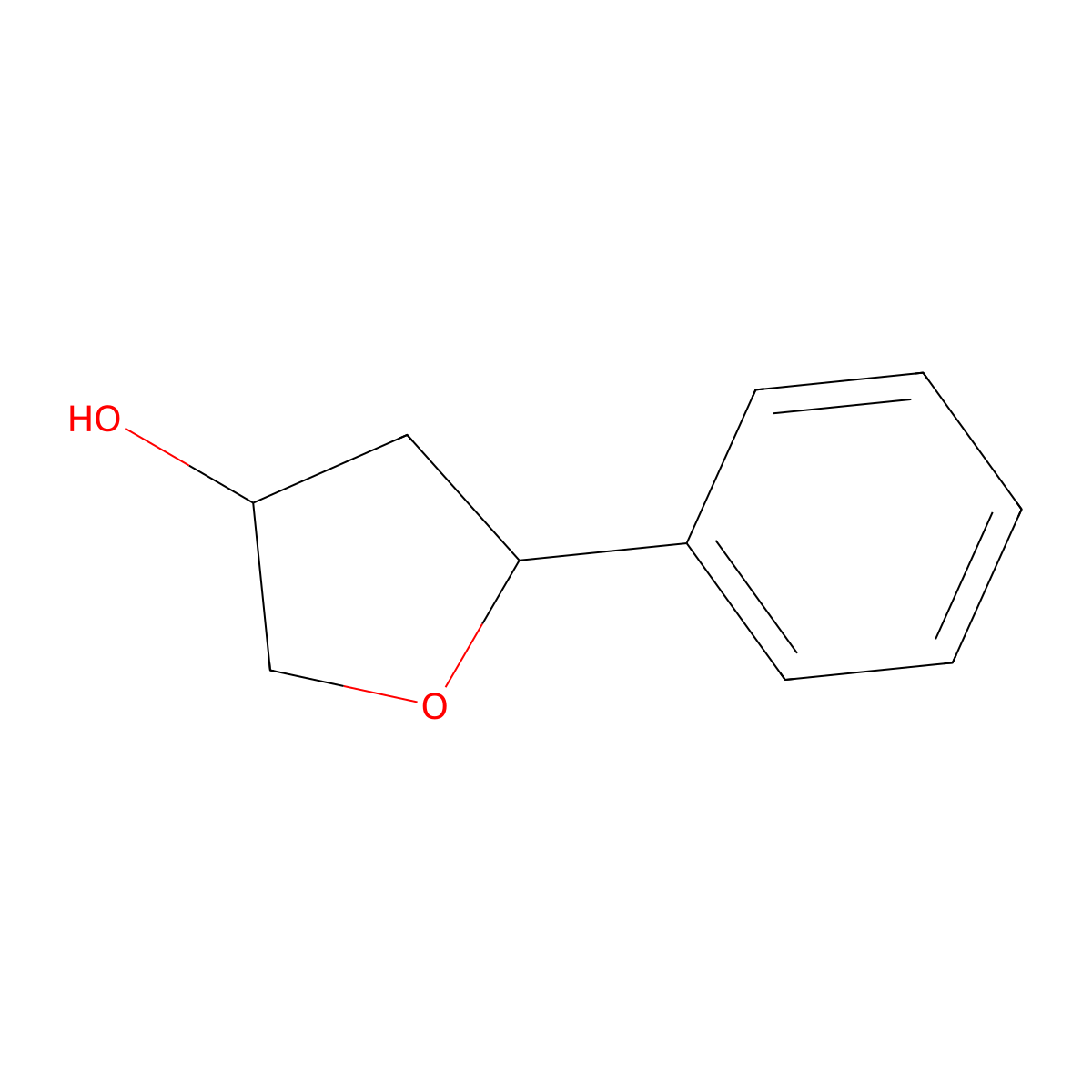 5-Phenyloxolan-3-ol molecular structure, CAS 197781-19-4