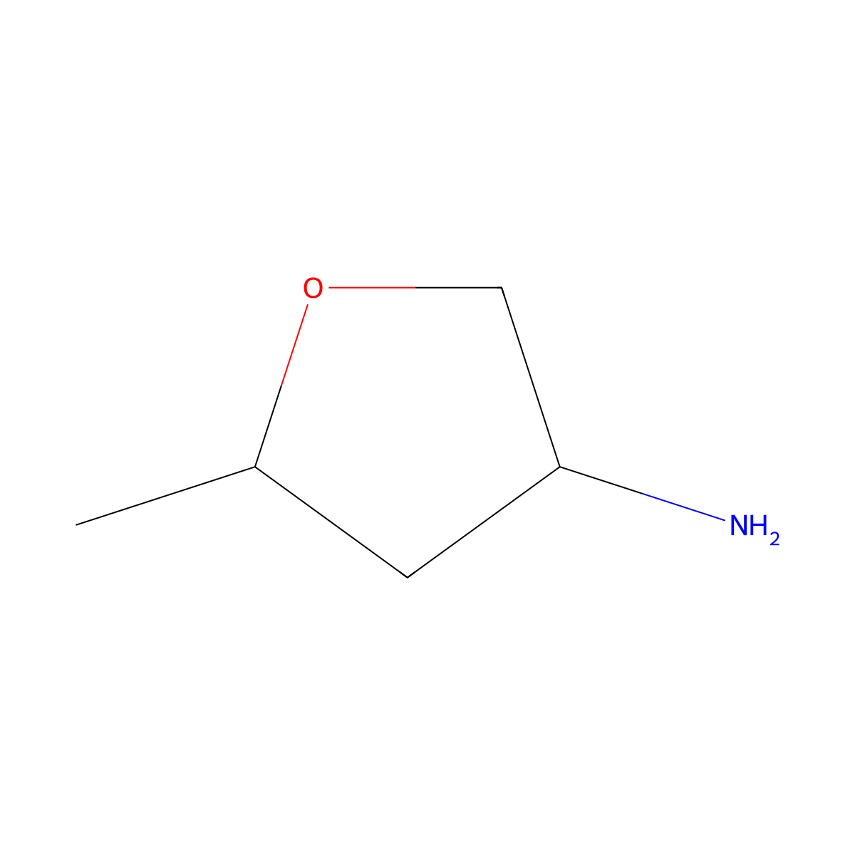 5-Methyloxolan-3-amine molecular structure, CAS 197781-21-8