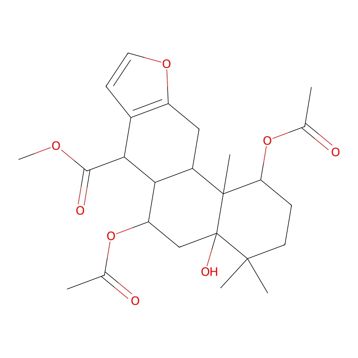 Acetoxybonducellpin C molecular structure, CAS 197781-86-5
