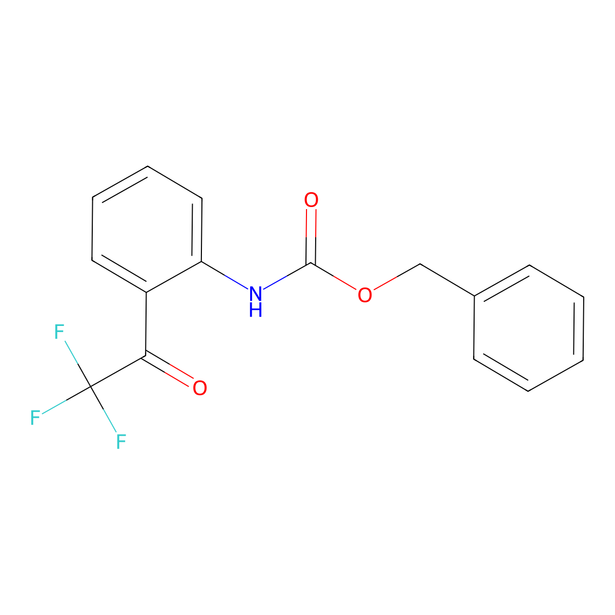 benzyl N-[2-(2,2,2-trifluoroacetyl)phenyl]carbamate molecular structure, CAS 197783-74-7
