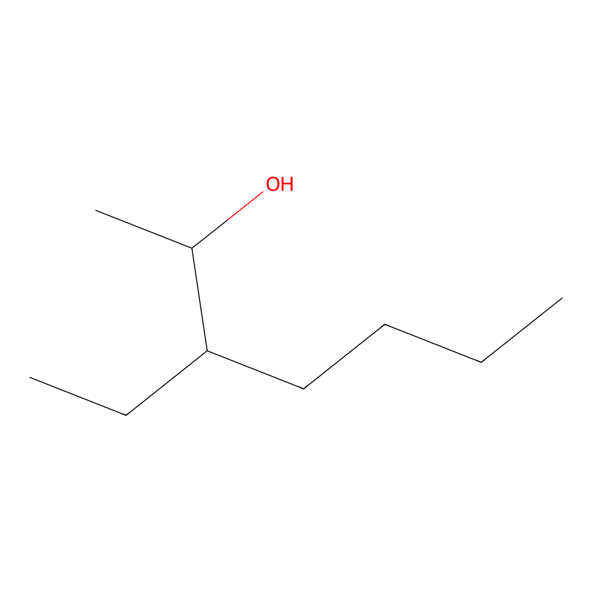 3-Ethyl-2-heptanol molecular structure, CAS 19780-39-3