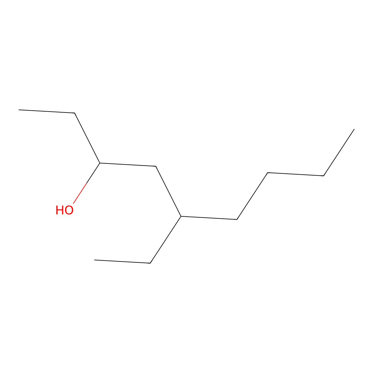 5-Ethyl-3-nonanol molecular structure, CAS 19780-71-3
