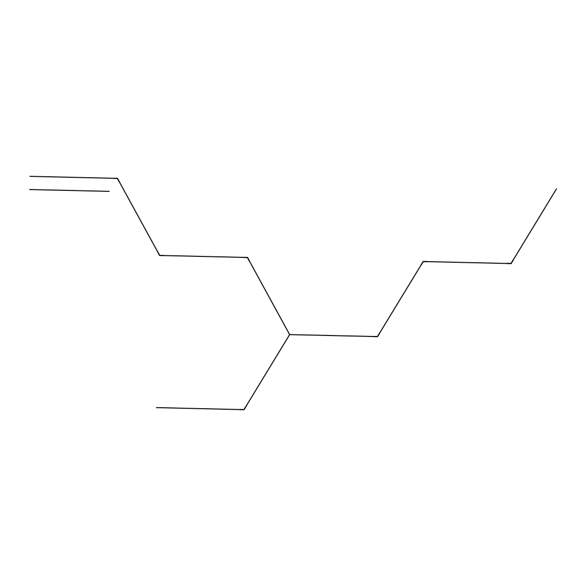 5-Ethyl-1-nonene molecular structure, CAS 19780-74-6