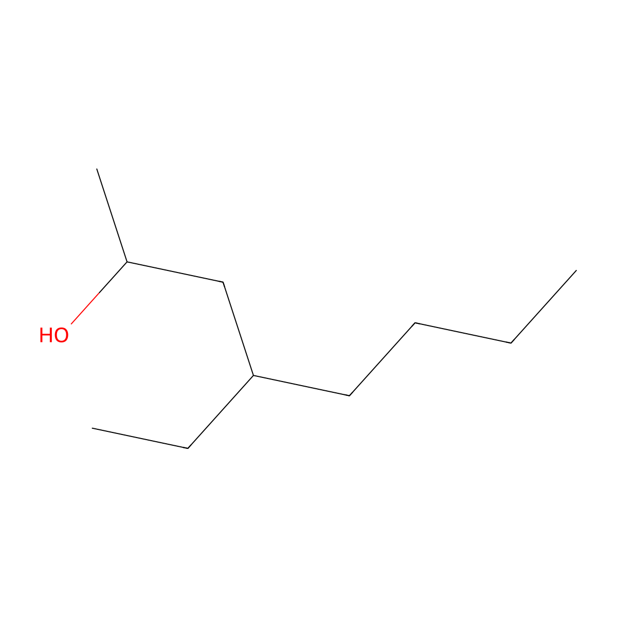 4-Ethyl-2-octanol molecular structure, CAS 19780-78-0