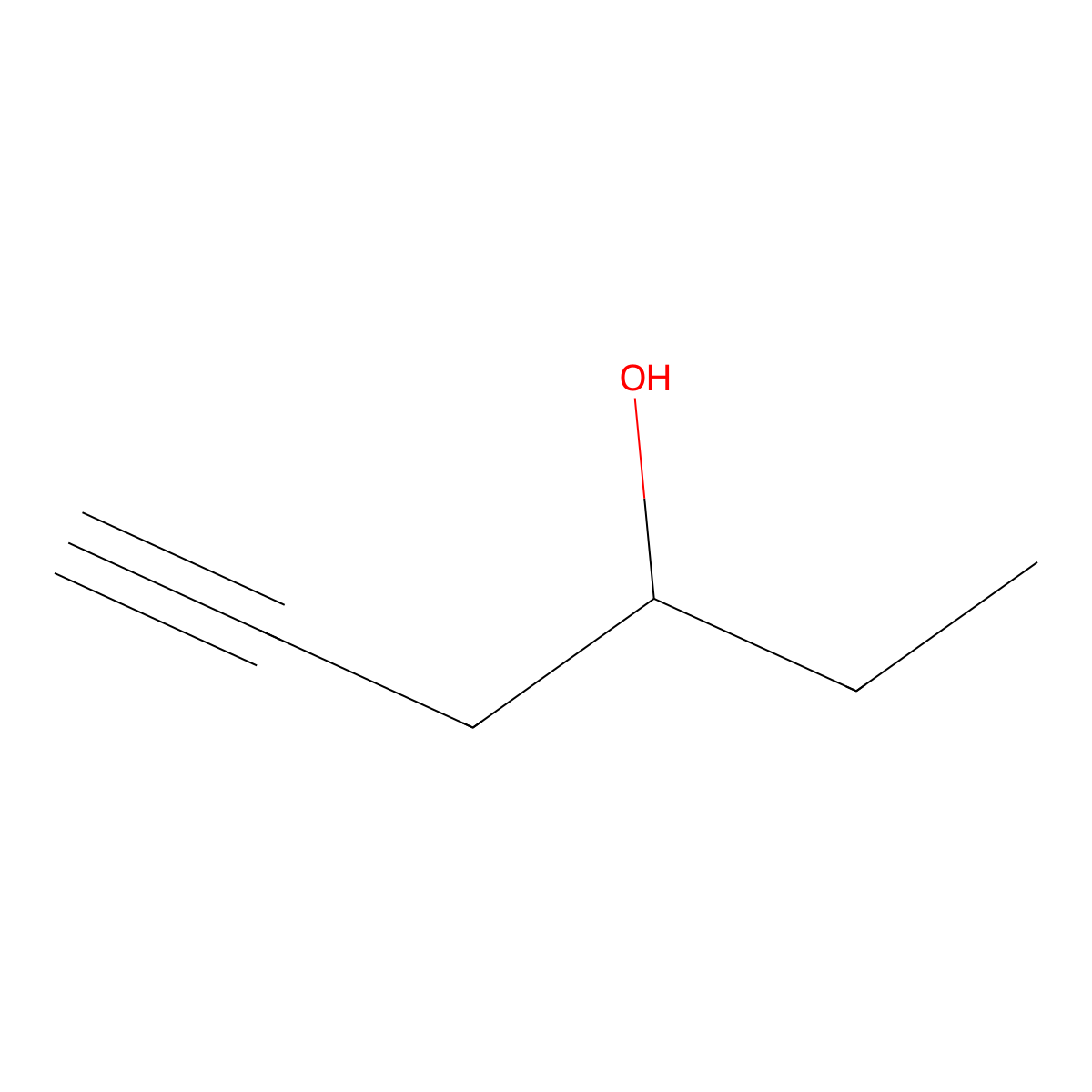 5-Hexyn-3-ol molecular structure, CAS 19780-84-8