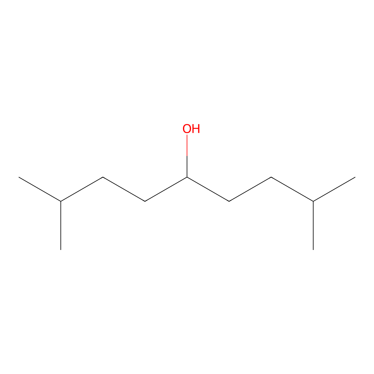 2,8-Dimethyl-5-nonanol molecular structure, CAS 19780-96-2