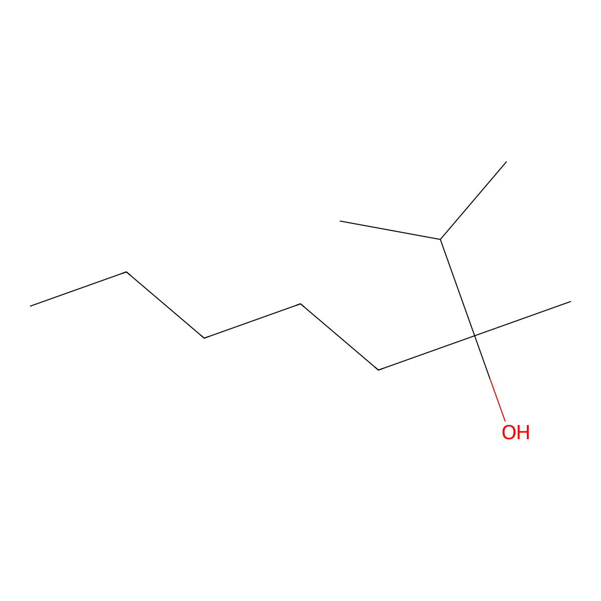 2,3-Dimethyloctan-3-ol molecular structure, CAS 19781-10-3