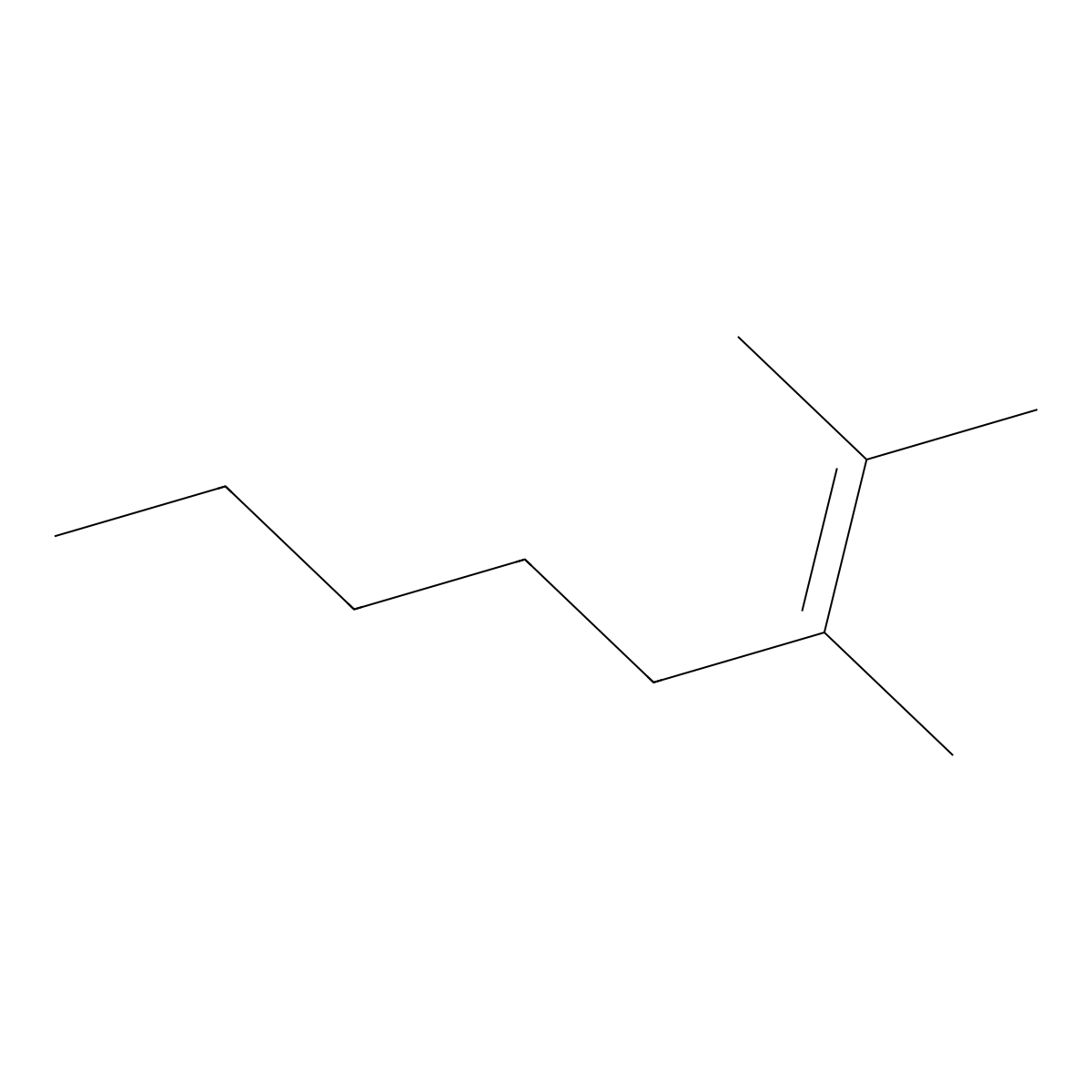 2-Octene, 2,3-dimethyl- molecular structure, CAS 19781-18-1