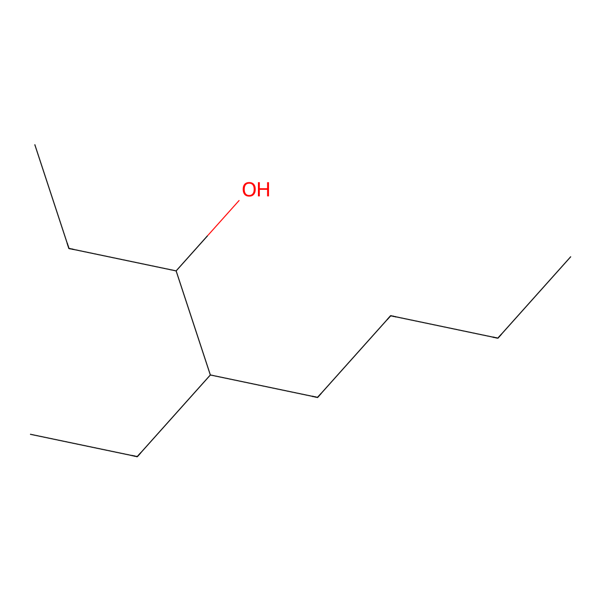 4-Ethyl-3-octanol molecular structure, CAS 19781-26-1