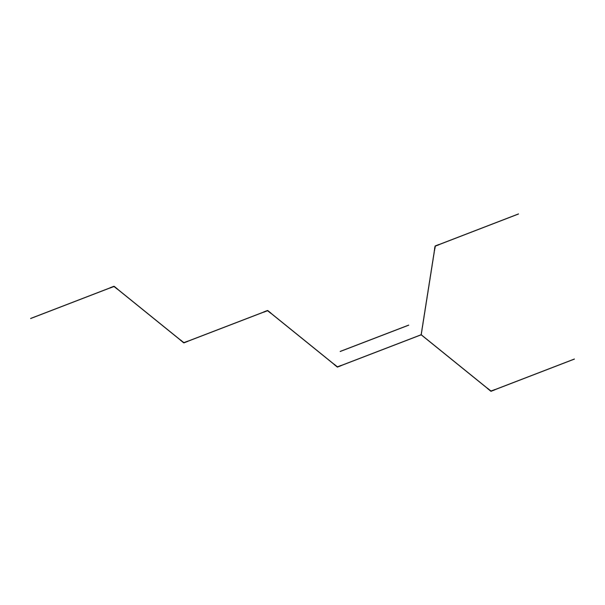 3-Ethyl-3-octene molecular structure, CAS 19781-31-8