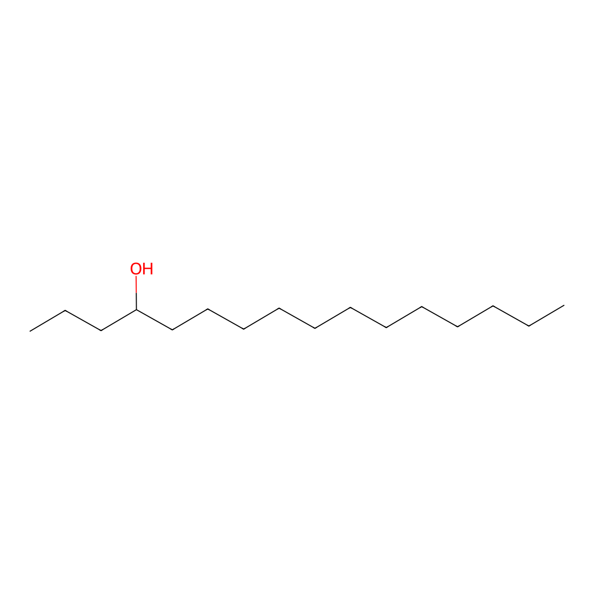 4-Hexadecanol molecular structure, CAS 19781-43-2