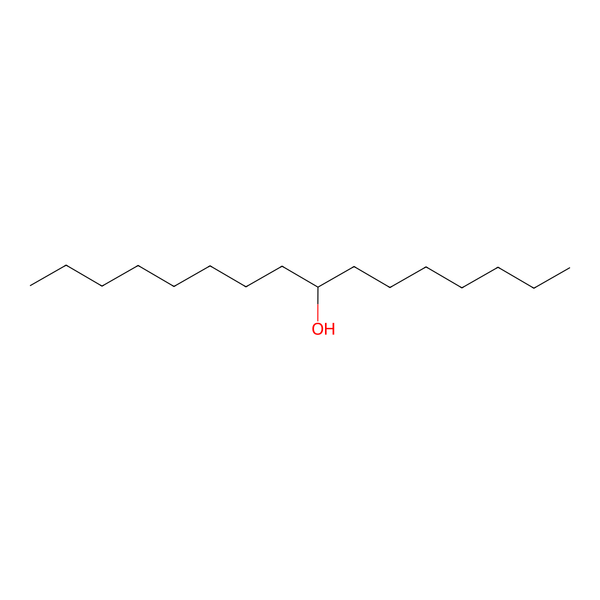 Hexadecan-8-ol molecular structure, CAS 19781-83-0