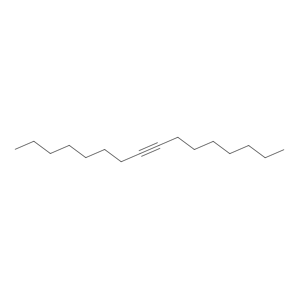 8-Hexadecyne molecular structure, CAS 19781-86-3