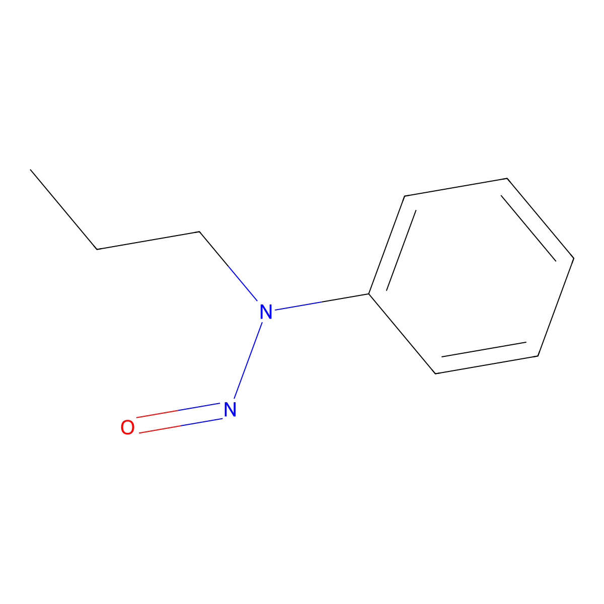 N-Phenyl-N-propylnitrous amide molecular structure, CAS 19788-34-2