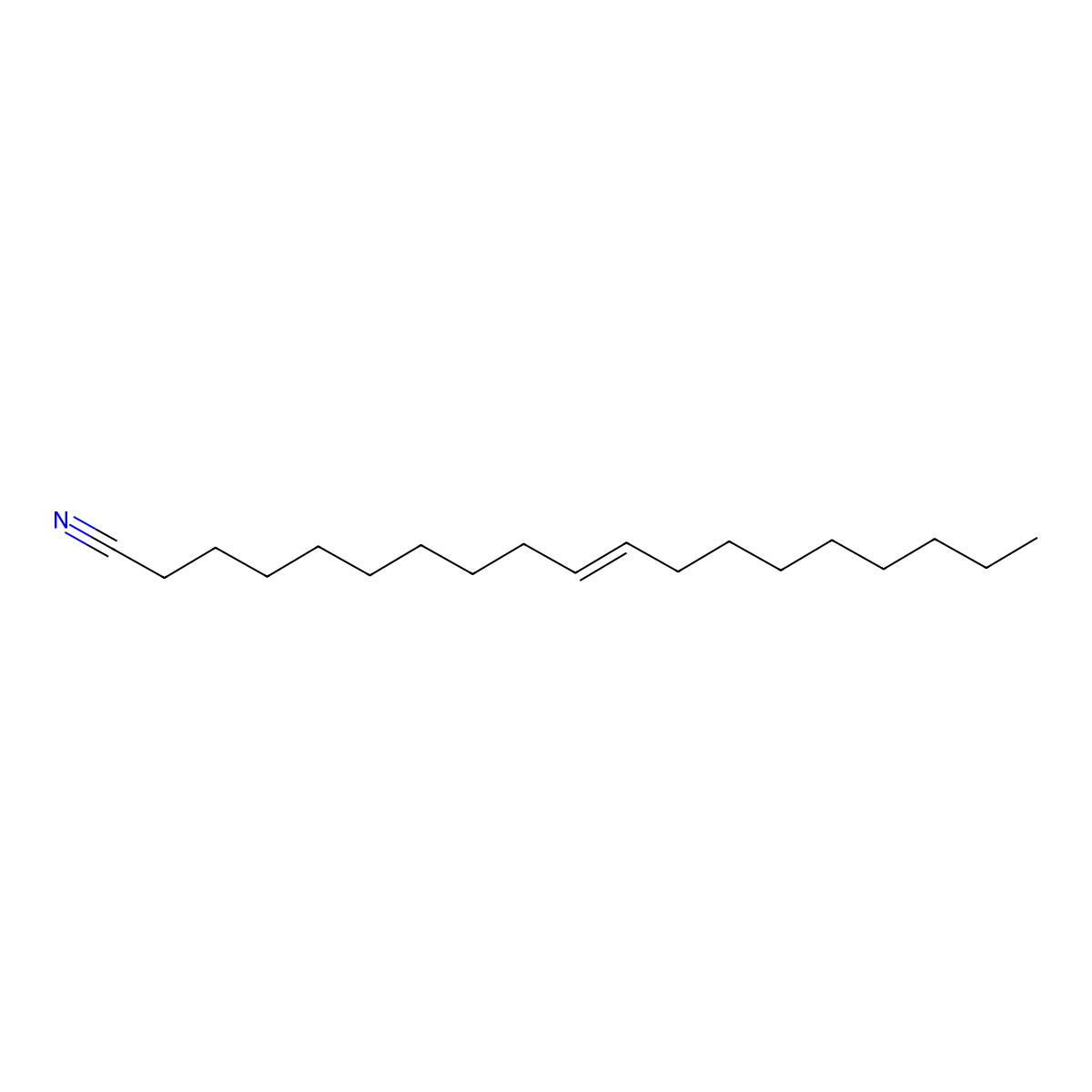 Nonadec-10-enenitrile molecular structure, CAS 19788-73-9