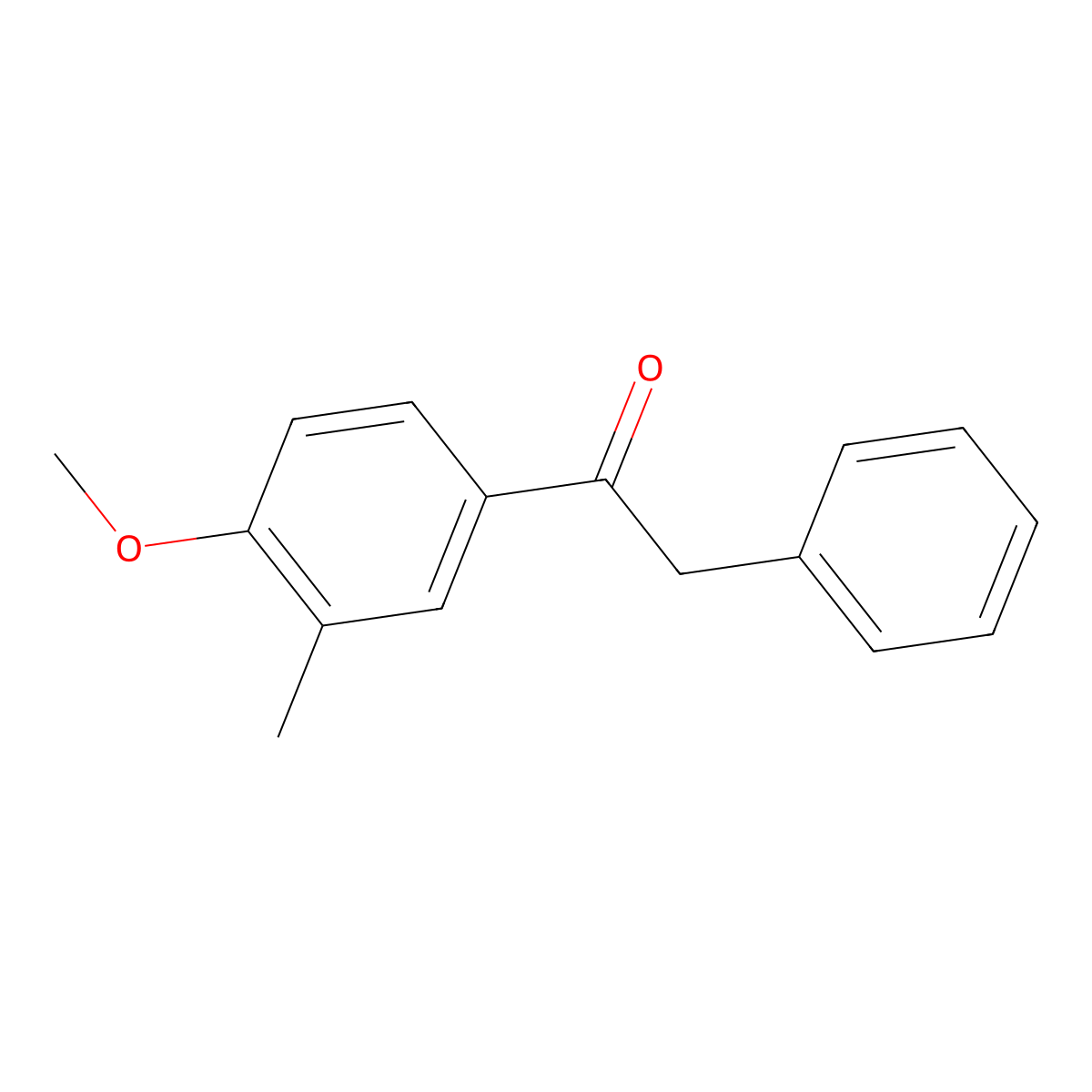 Ethanone, 1-(4-methoxy-3-methylphenyl)-2-phenyl- molecular structure, CAS 1979-62-0